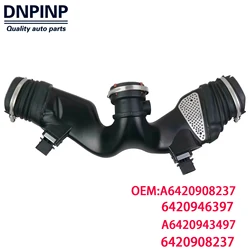 A6420908237  For Mercedes-Benz OM642 V6 W211 W164 W251 Air Duct Hose Assembly With Flow Meter Sensor A6420943497