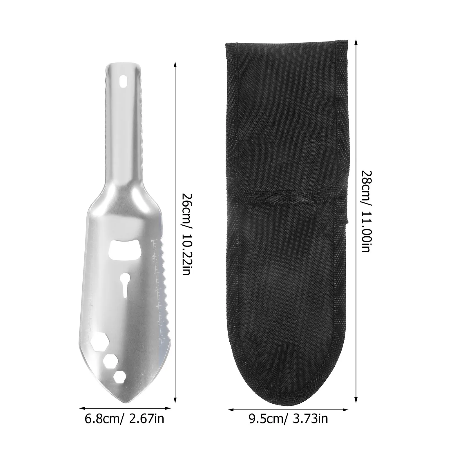 Heavy Duty Multifunctional Military Shovel for Camping, Hiking, Backpacking, Gardening, Digging & Chopping