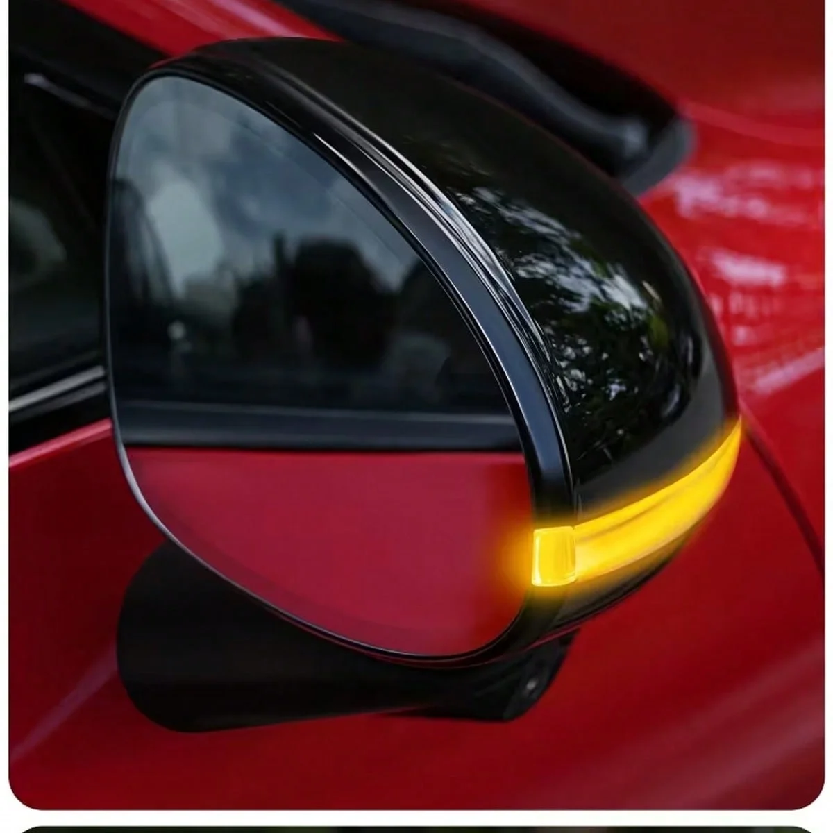 Car Rearview Mirror Turn Signal Indicator Guide Block, Smart Driving Assist Light, Car Modification Decoration