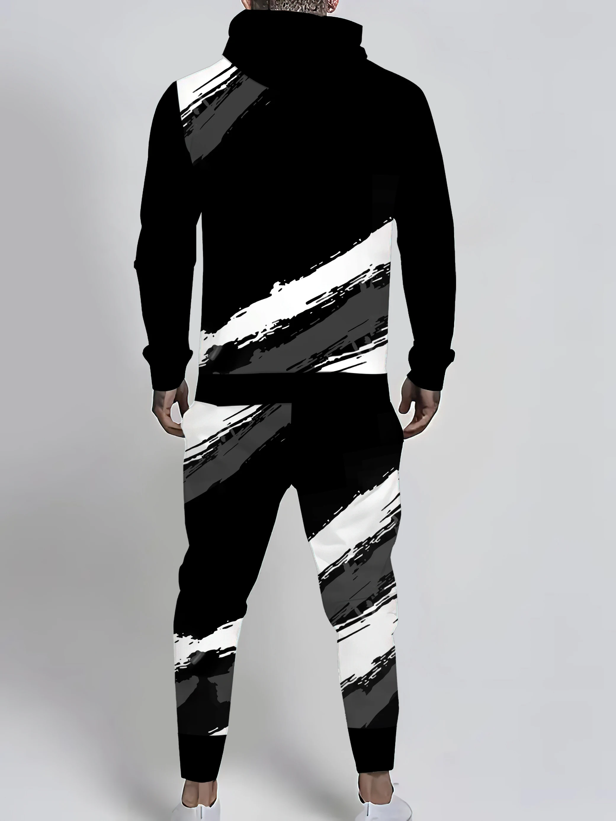 السترة الرجالية الجديدة لربيع وخريف 2025 هي طباعة جمجمة ثلاثية الأبعاد عصرية ناعمة ومريحة #2