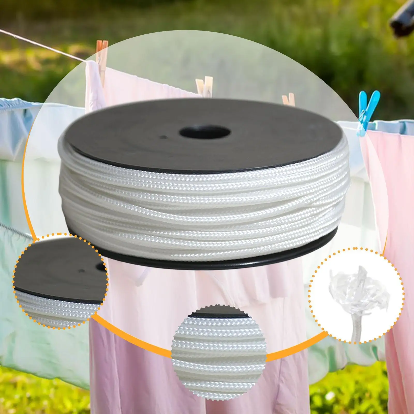 

Patio Umbrella Replacement Cord Line 1968 inch Outdoor Umbrella Accessories for Picnic Patio Umbrella Courtyard Beach Outdoor