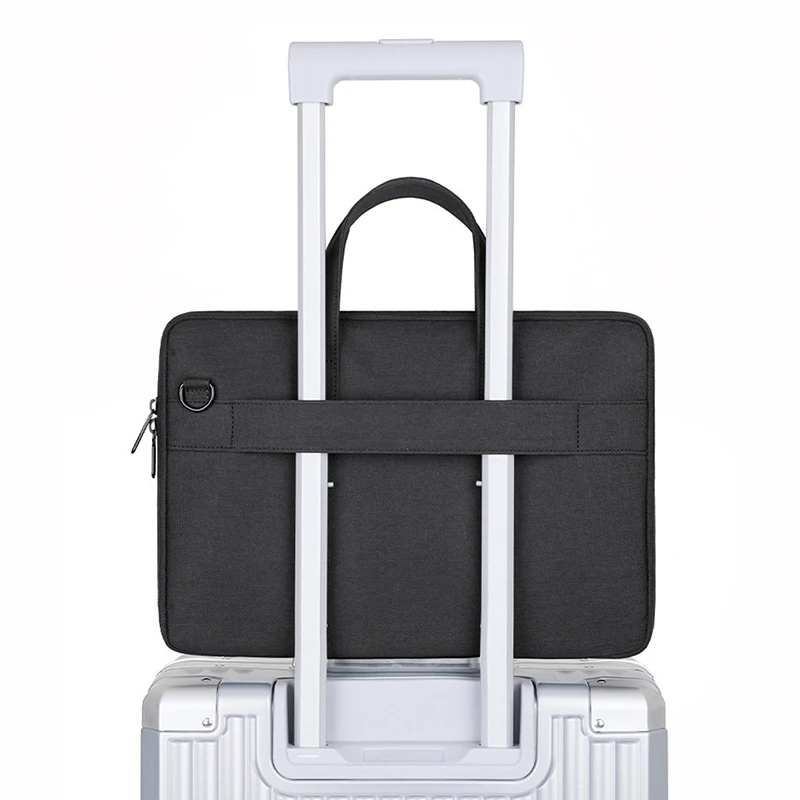 حقيبة كمبيوتر محمول مقاس 17 بوصة، حقائب كمبيوتر محمول لجهاز MacBook Air Pro Notebook Sleeve PackTravel Business Briefcase Handbag