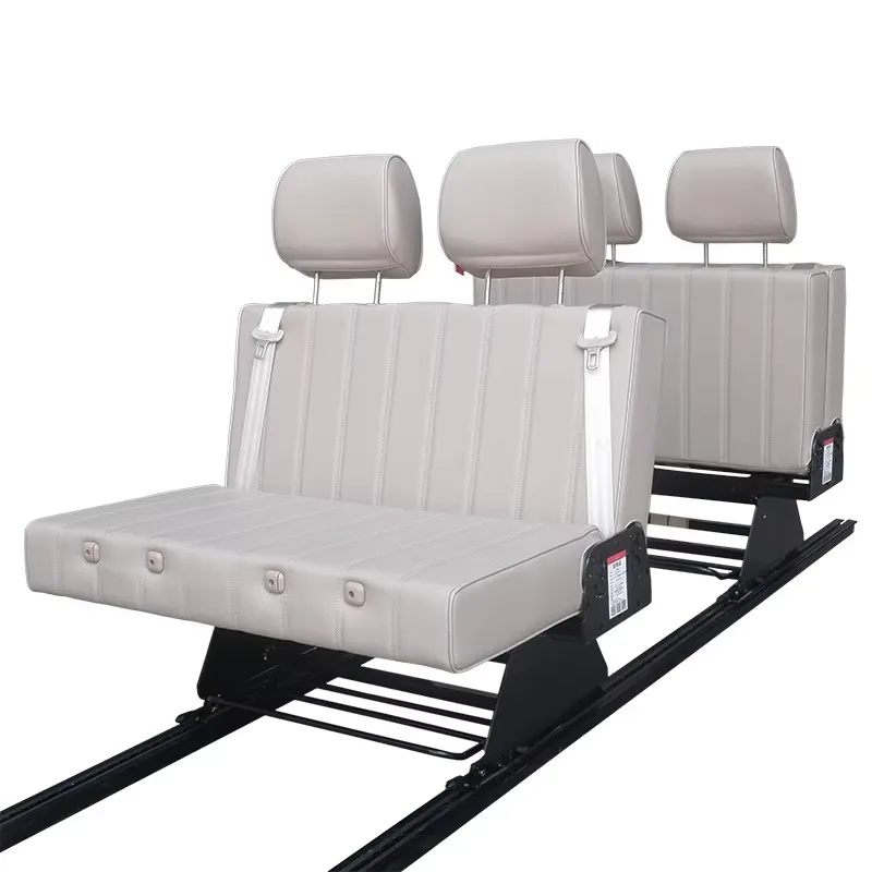 

Custom Leather Multifunctional Bed Chair for RV & Commercial Vehicles Adjustable Comfort Folding Seat in Camper Van Interior