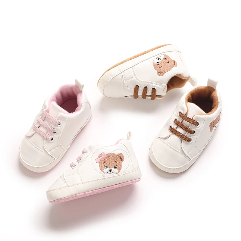 Boys and Girls Panda Sports Shoes in Spring and Autumn Seasons Children's Fashion Sports Tablet Baby Shoes from 0 to 12 Months