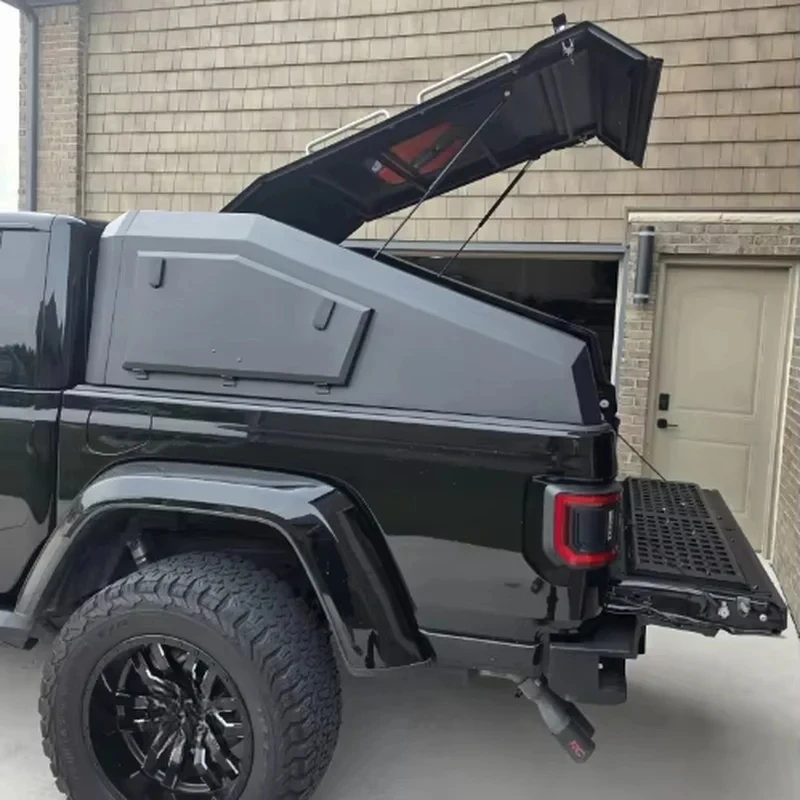 Heavy Duty Powder Coated Waterproof Lockable Manganese Steel Pickup Hardtop Canopy