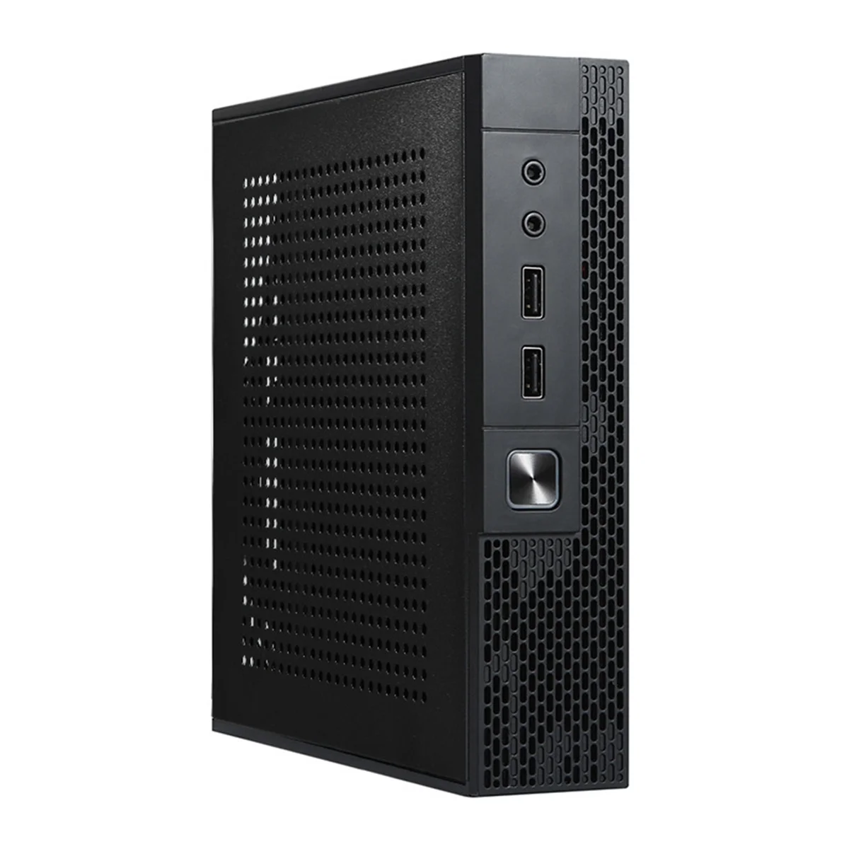 Mini-ITX HTPC for Case Box Chassis Monitoring Server Chassis Industrial Control Computer USB AUDIO Ports Enclosure