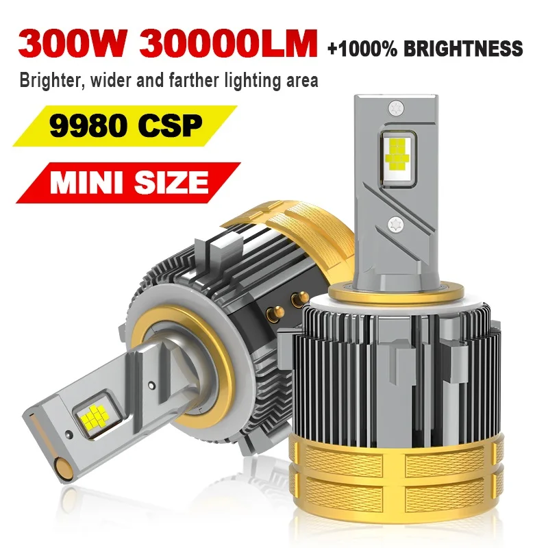 

G2 H7 LED Car Headlight Bulbs H15 Canbus Super Bright 9980 CSP High Low Beam DRL Light 300W 30000LM For VW Golf 6 MK3 Auto Lamp