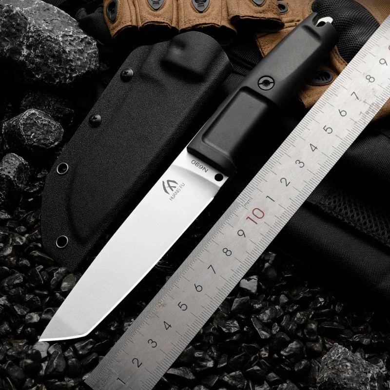 High quality multifunctional fixed blade - outdoor camping, rescue, and emergency survival knife, men\'s gift