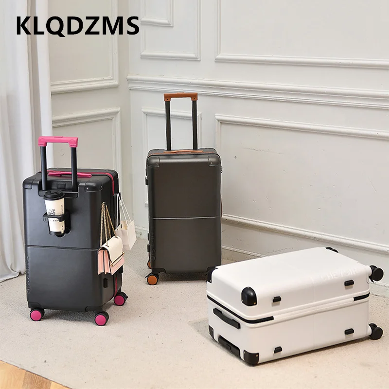 

KLQDZMS 20"24"26"29Inch Rolling Suitcase ABS + PC Boarding Box Large Capacity Trolley Case Cart Type Travel Bag Cabin Luggage