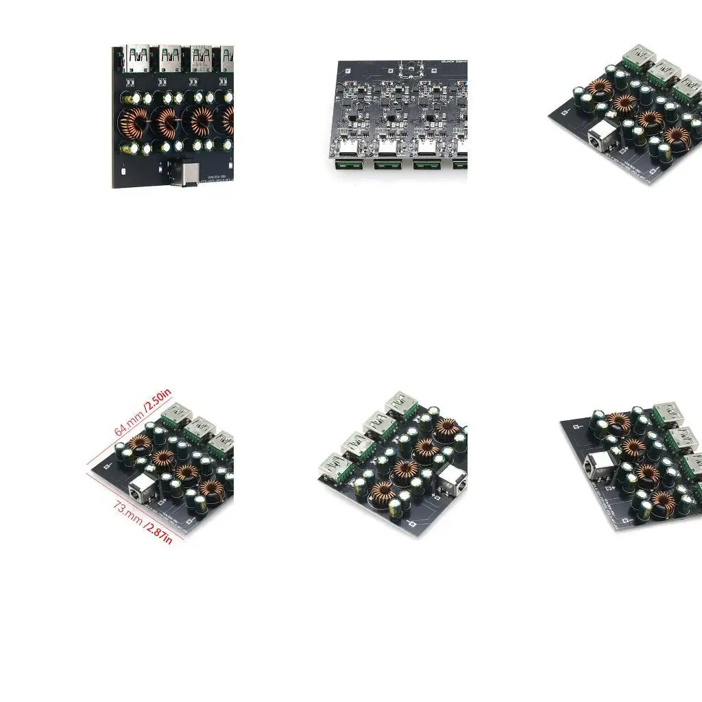 

652F Efficient Four Output Fast large power Charging Board Small Charging Solution 4 Port for Diverse Electronics