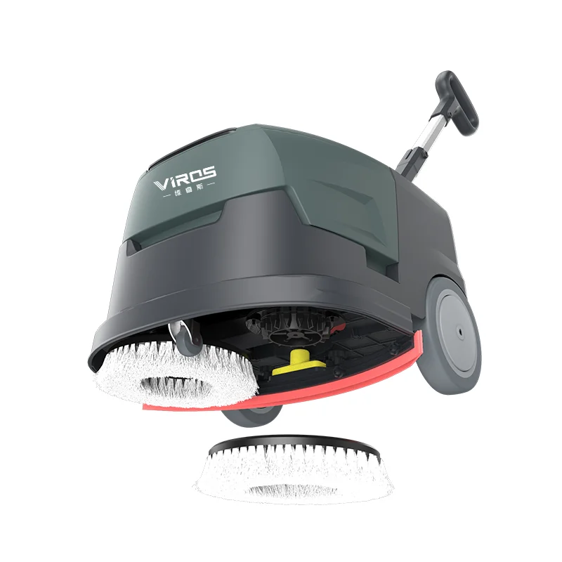 

Handheld Floor Scrubber Dryer Automatic Machine with Lithium Battery Electric Wet Dry Cleaning for Business