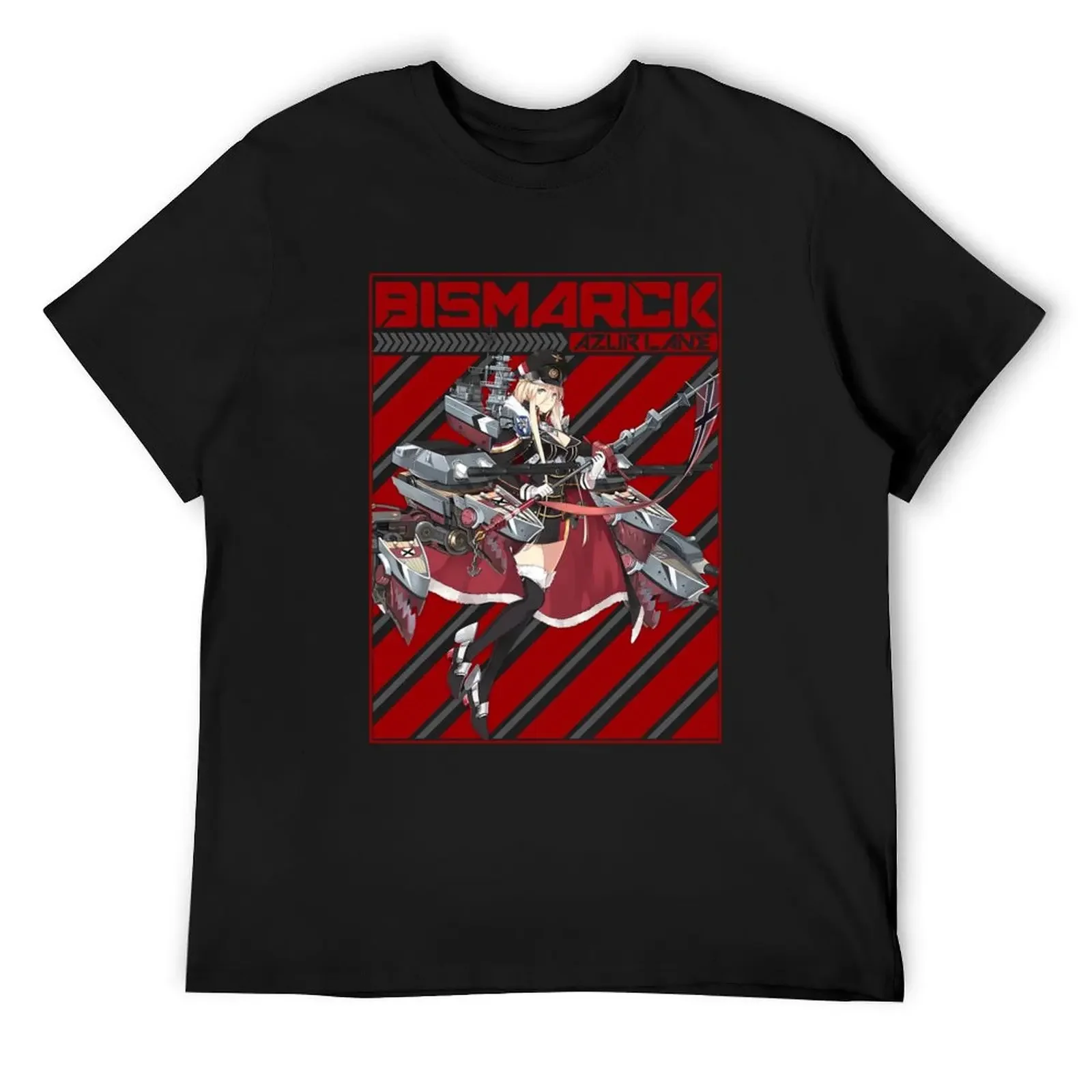 AZUR LANE BISMARCK T-Shirt summer clothes cheap stuff mens plain t shirts