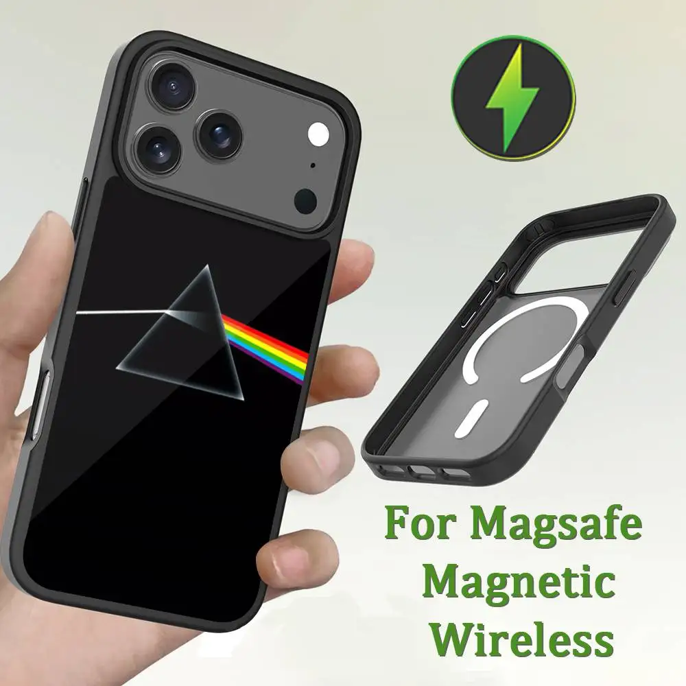 حافظة هاتف P-Pink F-Floyd لهاتف iPhone 13,12,11,16,15,17,14,Pro,Max,Plus,Mini,Magsafe,شحن لاسلكي مغناطيسي #6