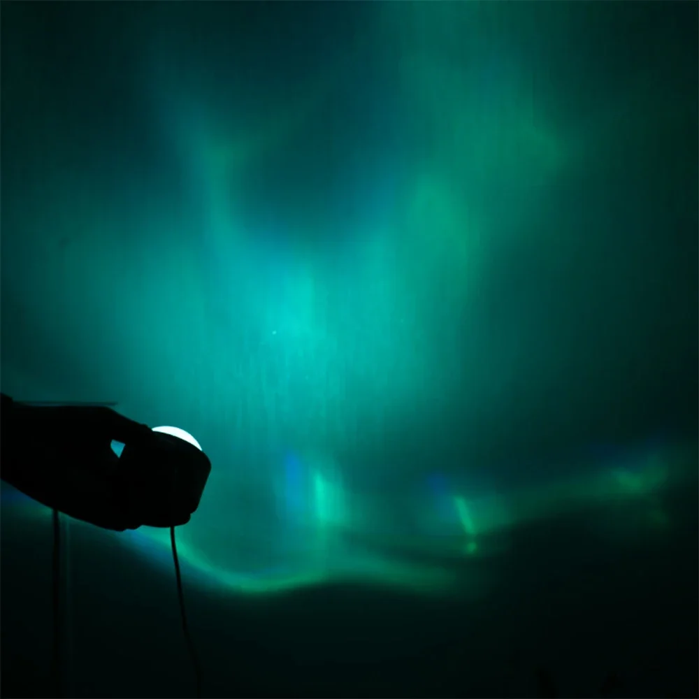 LED Night Light Bedroom Bedside Table Light Romantic Light Rotating Water Ripple Projection Lamp Atmosphere Light for Room Bar