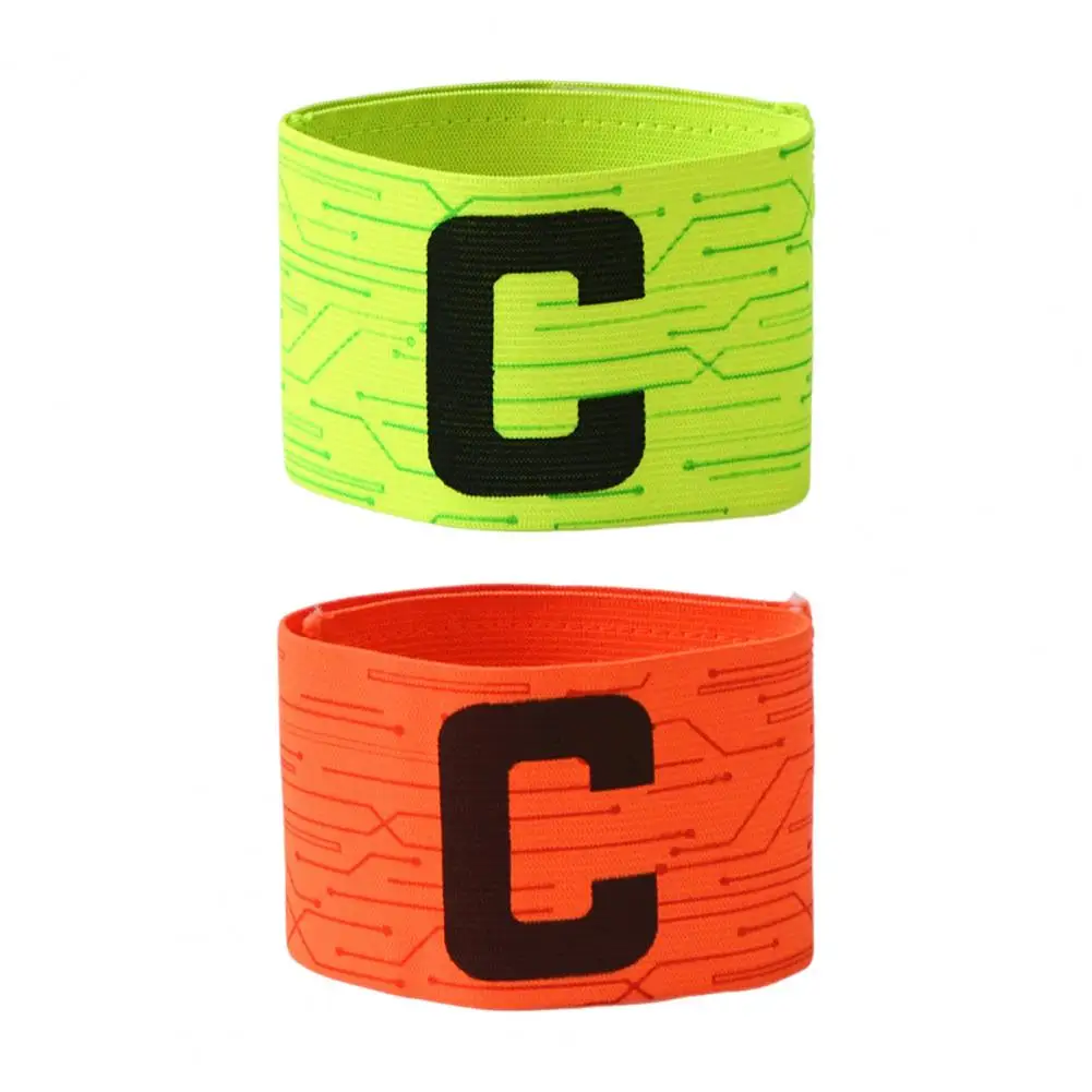 サッカーアームバンド 調節可能なファスナーテープ付き サッカーアームバンド 弾性アームバンド チームアクセサリー Капитан Амбэнд