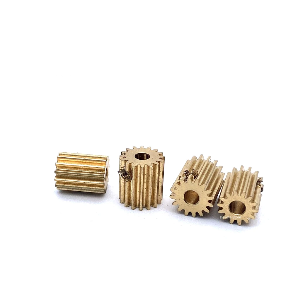 0.5M Copper Screw Gear 12/13/14/15/16/17/18/20 Teeth 3/4/5/6MM Hole 10MM Thickness M3 Gear