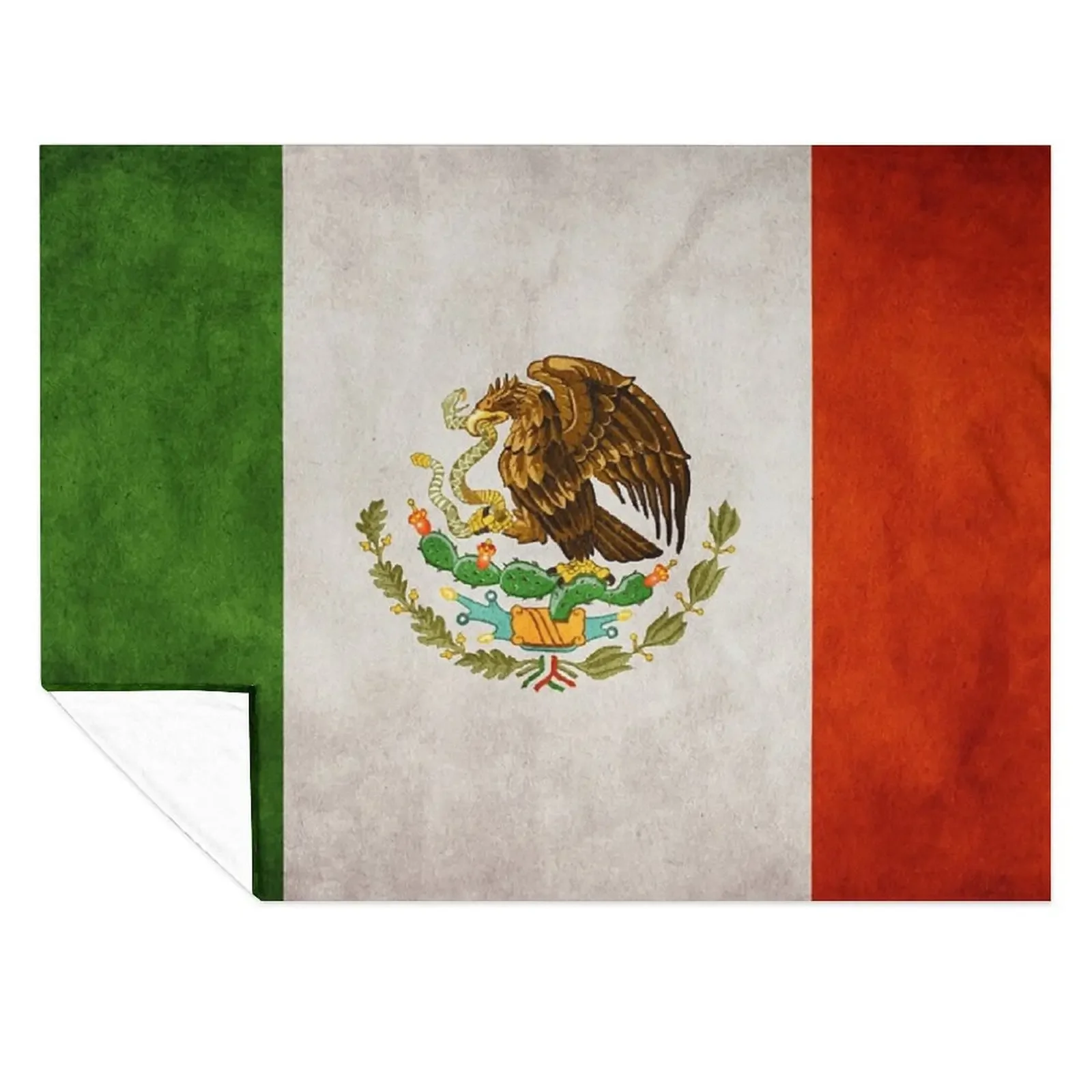 

Mexico Mexican Flag National Flag of Mexico Throw Blanket Bed covers Decorative Sofas Tourist Soft Plaid Blankets