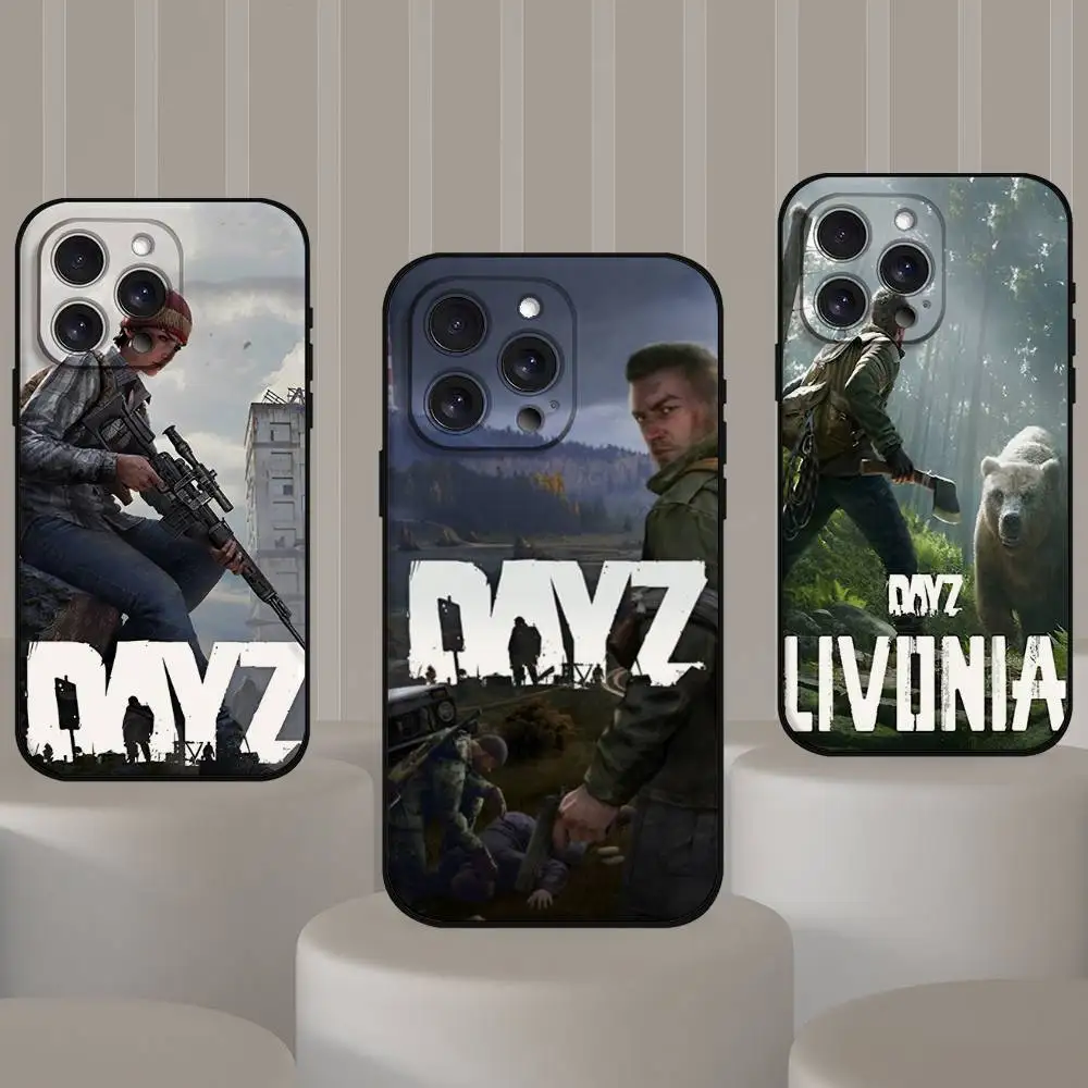 Funda de silicona mate suave D-DayZS Z-ZombieS para iPhone 17 Pro 15 13 14 16 11 12 Pro Max 7 8 Plus XR XS X SE