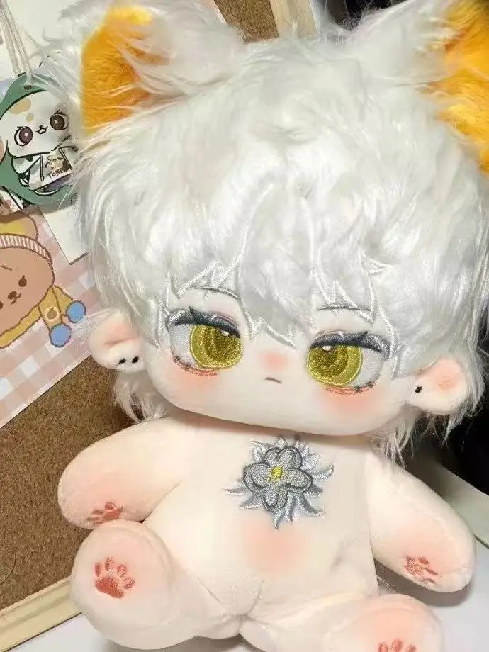 Stuffed 20cm Game Light and Night Sariel Handsome Plush Dress-up Cotton Doll Children Adults Cute Toys Cosplay Birthday Gits