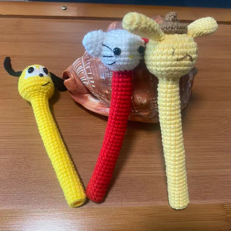 Customizable iPad stylus protective cover, anime capacitive stylus cover, cartoon hand-knitted stylus, handwriting stylus cover