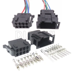 1 Set 8 Way 191972734 191972724 AC Assembly Automobile Electric Wire Socket Car Unsealed Male Female Plug Auto Connector