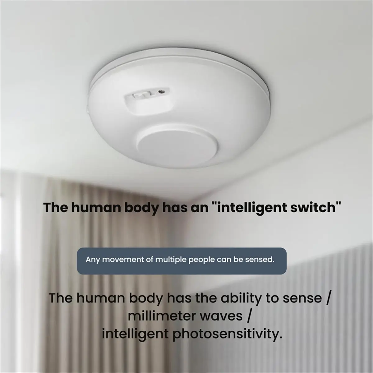 HOUSEHOLD*GOOD Human Presence Sensor, Motion Sensor for MmWave Radar,Occupancy Sensor Existential Motion Sensor