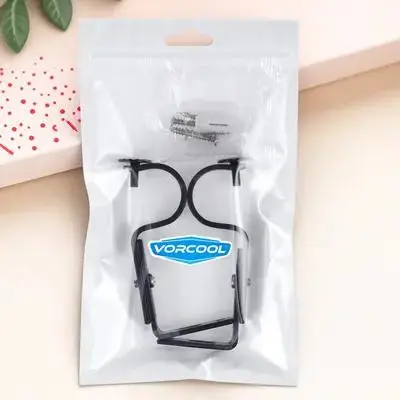 

2Pcs Curtain Rod Bracket Adjustable Iron Mounting Holder Easy Installation for 15-22mm Diameter Rod Vintage Style Wall Drapery