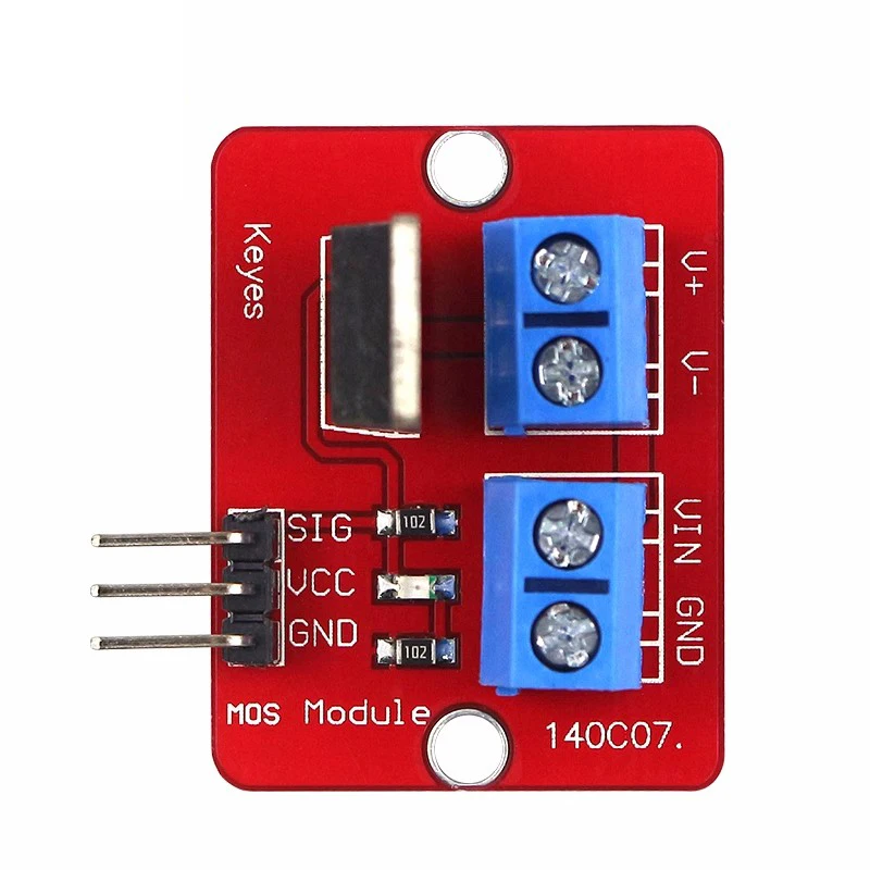 0-24V Top Mosfet Button IRF520 MOS Driver Module For Arduino MCU ARM Raspberry pi