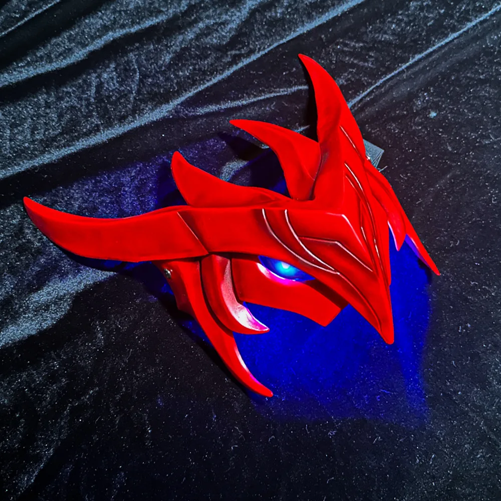 

Cross-border Hot Cos Resin Cos Accessories Mask Halloween Glow, Party Mask