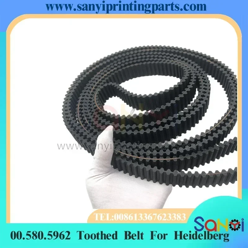 Best Quality 00.580.5962 Heidelberg Printing Toothed Belt 250DS8M4400 For XL75 CD74 Machine Parts