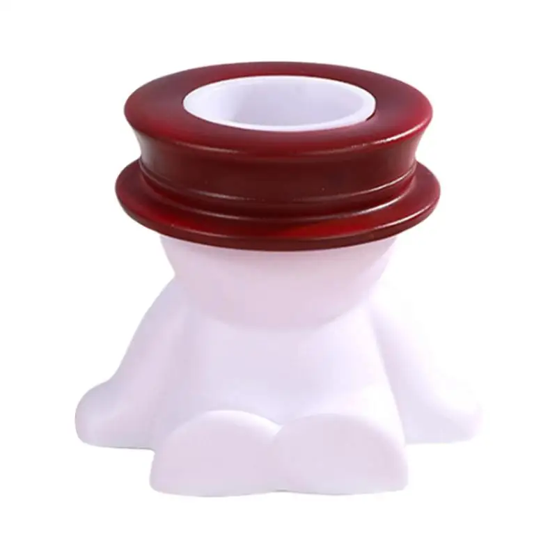 

Makeup Brush Cup Holder PVC Cartoon Sturdy Pen Storage Containers Brush Holder Multifunctional Desktop Ornament Decorative