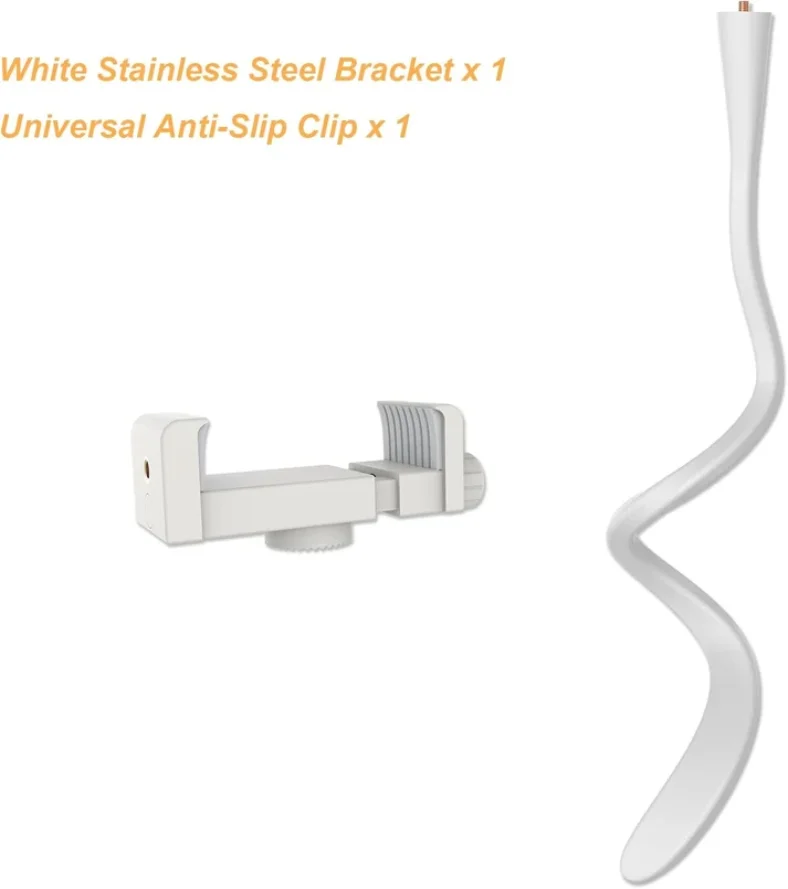 Universal Baby Monitor Camera Mount for Infant Optics DXR-8 & DXR-8 Pro, Compatible with HelloBaby Light-Weight Type Baby Monitors, Attaches to Cribs, Cots, or Furniture