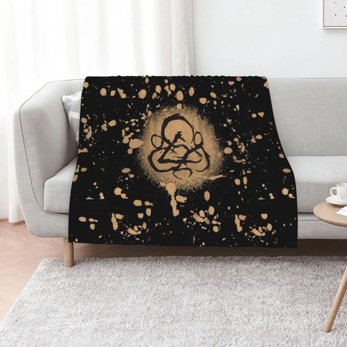 BLEACH splatter KEYWORK LATITUDE Throw Blanket christmas decoration Nap Flannel Moving for sofa Blankets