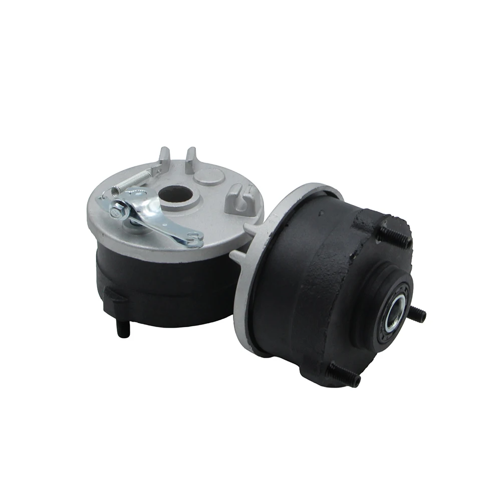 78mm*3 Stud Front Drum Brake Wheel Hub With Pads Cover L/R For 49cc 50cc 70cc 90cc Electric Kids ATV Go Kart UTV Buggy Quad Bike