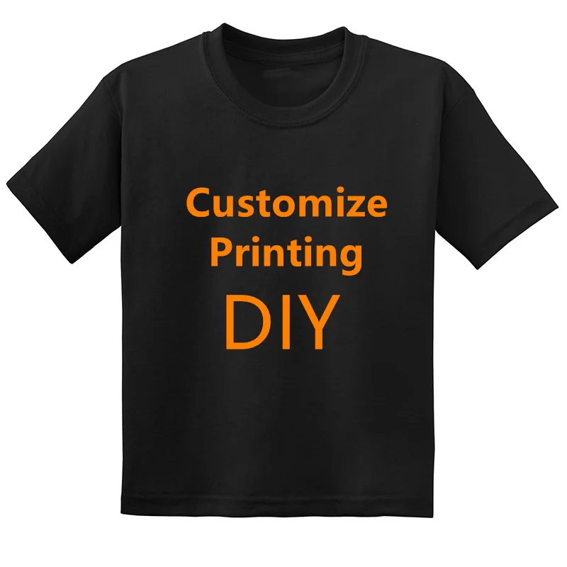 

Custom Your Design Children Black Grey Blue T shirts DIY Print Kids Cotton T-shirts Baby Boys/Girls Tops,Contact Seller Frist