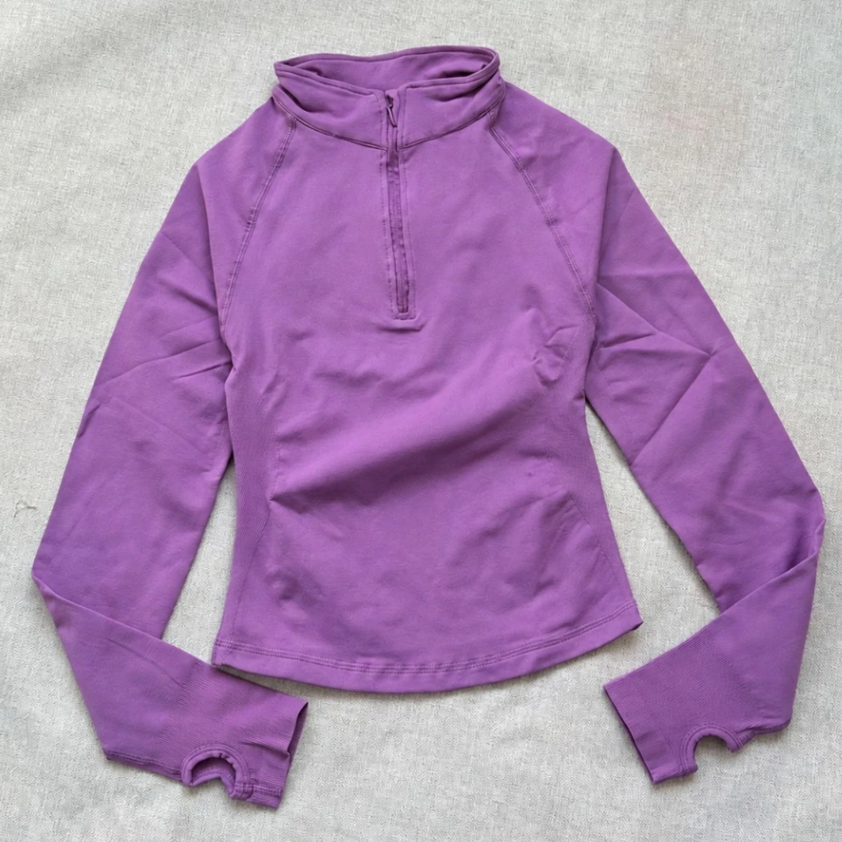 Women's Half Zip Yoga Jacket Long Sleeve Body Shaping Naked Feel Moisture Wicking Running Gym Fitness Clothes Activewear