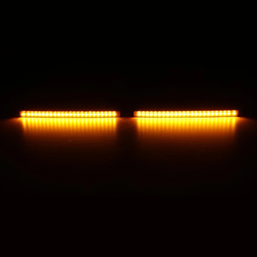 LED Front Grille Light for Dodge Ram 1500 LARAMIE BIG HORN TRADESMAN 2019-2022 Amber Headlight DRL Car Modification Light