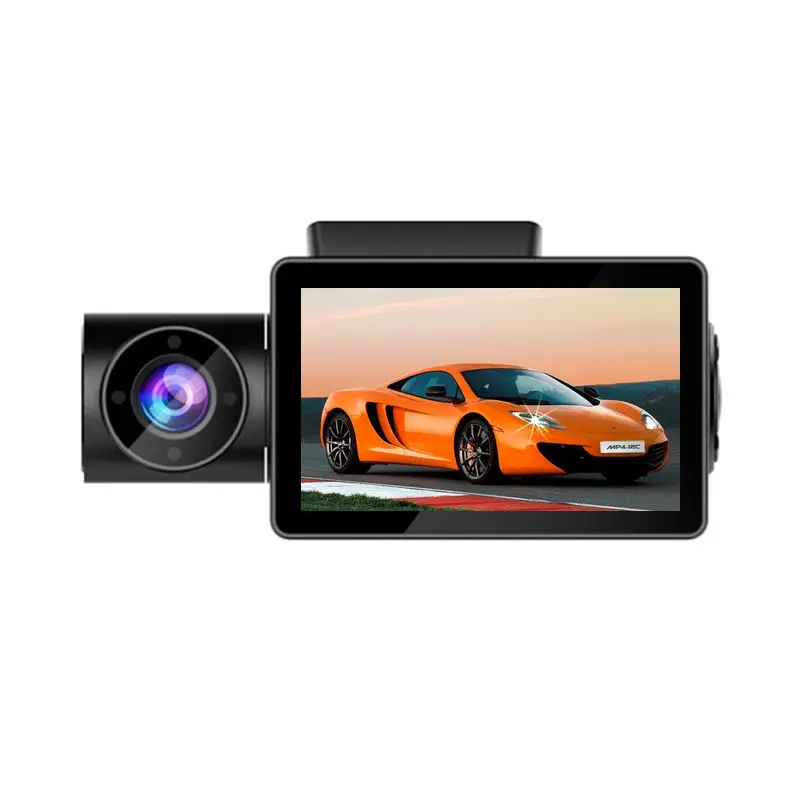 

Car Dash Cam DVR HD Camera 140 Wide Angle Video Rearview Mirror Front Rear Driving Recorder