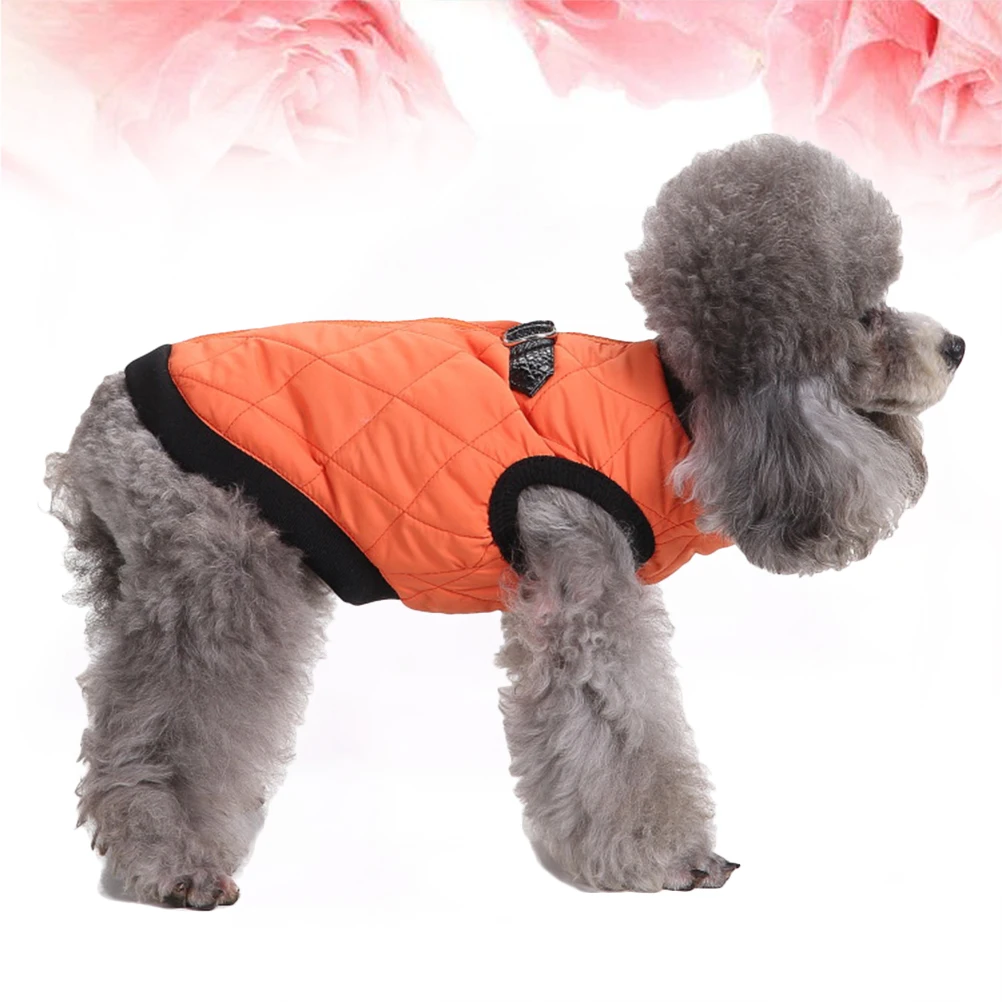 

Fleece Small up Puppy Coat Apparel Apparel Winter Vest Zip Up Puppy Jacket Dog Winter Clothes Warm Clothes Dog Jacket