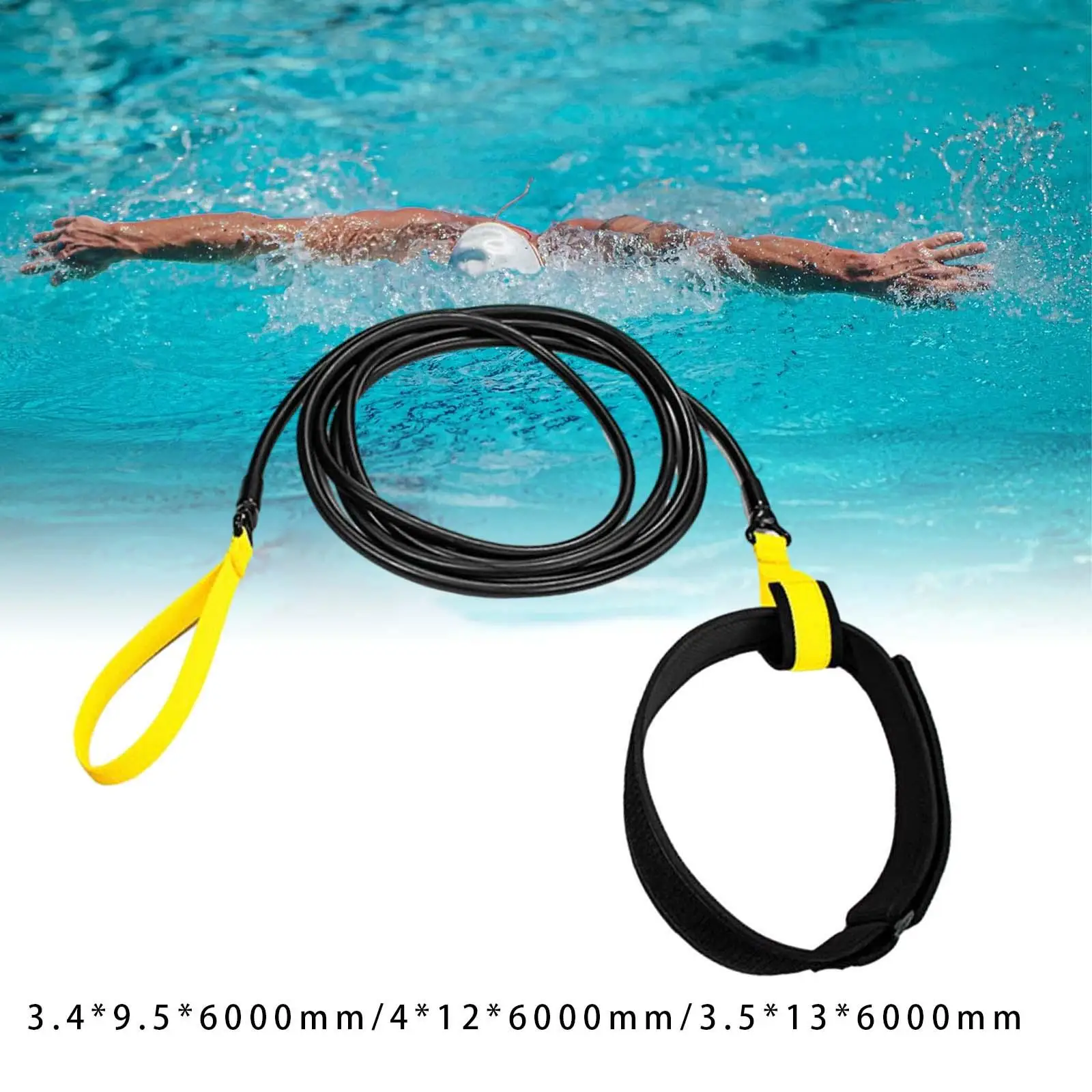 Swimming resistance belt, swimming resistance band equipment,