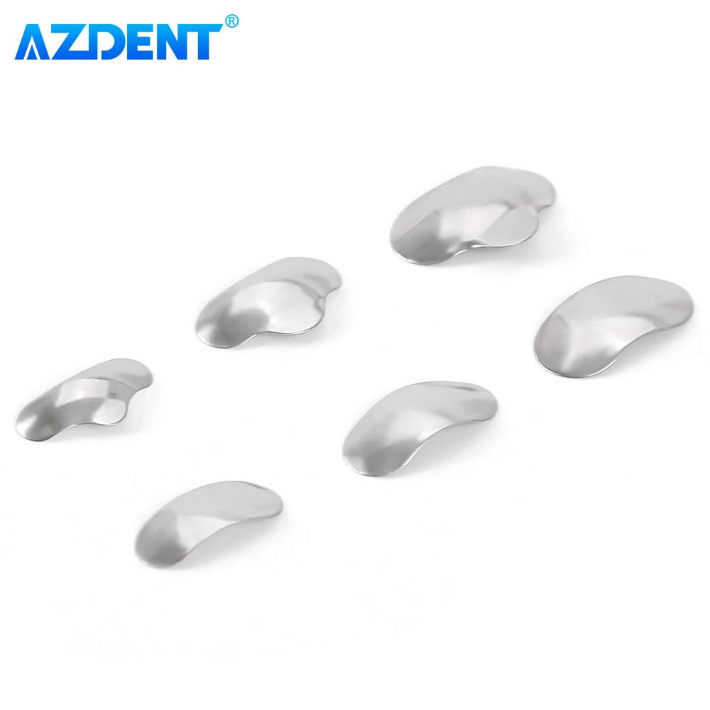 100pcs/Box Dental Matrix Sectional Contoured AZDENT Filling Molding Sheet 1.398 Metal Matrices Band Forming Clip