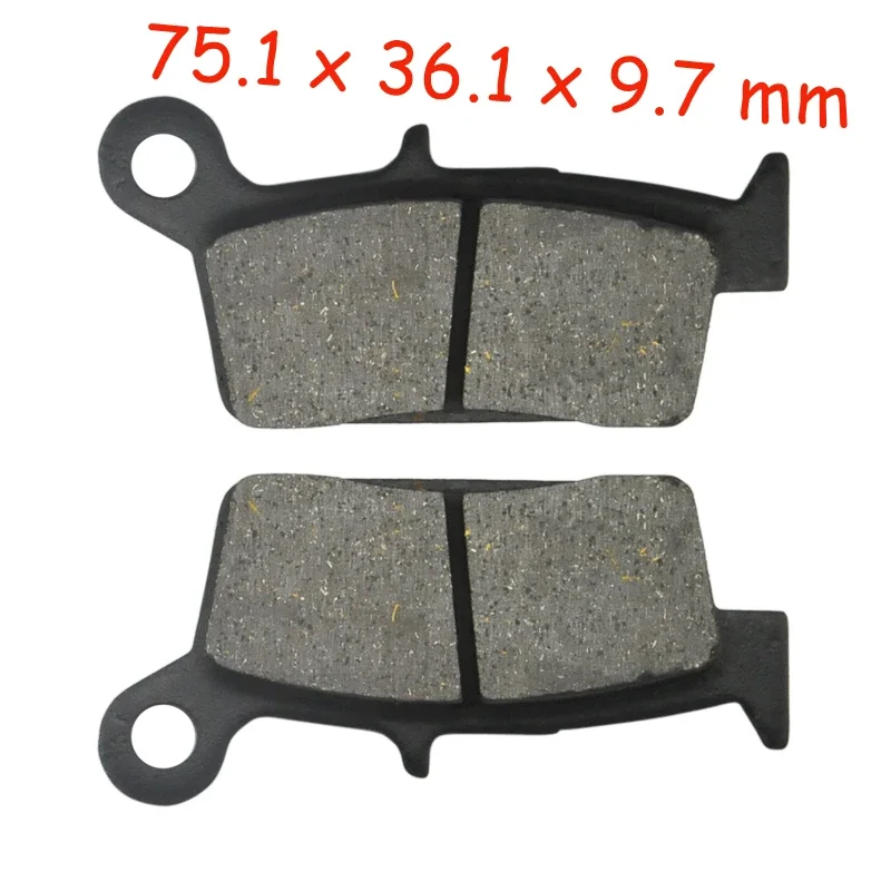 Motorcycle Rear Brake Pads For Yamaha YZ125 TT-R250 WR250 YZ250 WR400 YZ400 WR426 YZ426 GAS GAS EC MC 125 200 250 300 400 FSE450