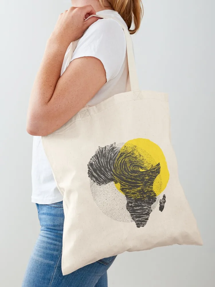 

AFRICA WAVES Tote Bag Canvas shoulder bag Candy bags Shopper handbag bags luxury women