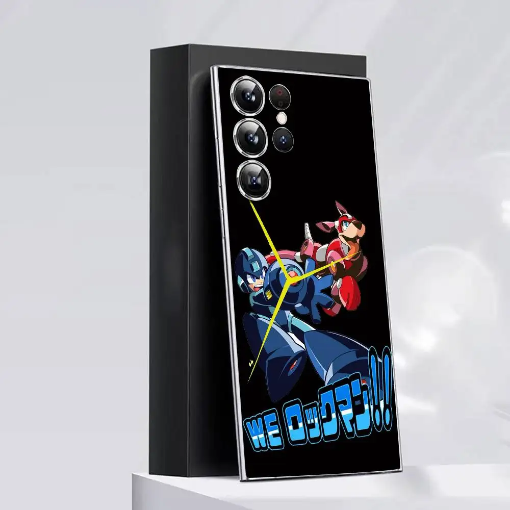 حافظة هاتف M-Mega man X R-Rockman Zero لهاتف سامسونج S30,25,24,23,21,22,20,10,5G,FE,lite,PIus,غطاء شفاف للغاية