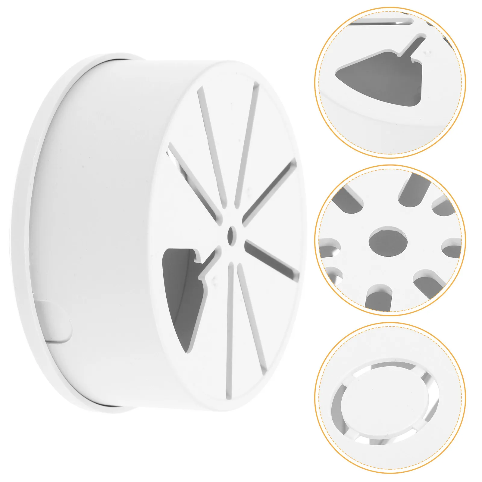 Security Camera Junction Box Plastic Ceiling Mount Cord Cover Electrical Box Easy Installation Protective Camera Cord Organizer