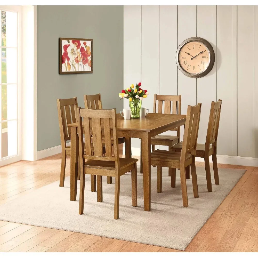 2023 Better Homes and Gardens Bankston Dining Chair, Set of 2, Mocha