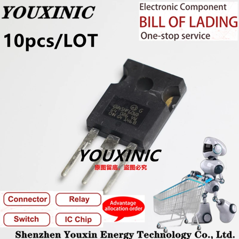 YOUXINIC 100% New Imported Nriginal STGWA19NC60HD GWA19NC60HD STGW38IH130D GW38IH130D STGW45HF60WD GW45HF60WD TO-247 Transistor