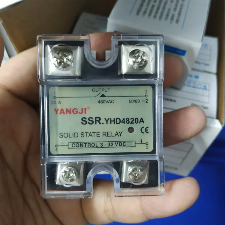 Yang relay YANGJI single-phase AC solid state relay YHD4820A (20A/480V)