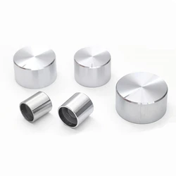 Perilla de potenciómetro de aleación de aluminio de gama alta, codificador de tapa, Control de volumen, perilla de Audio para perilla de orificio de eje moleteado de 6mm