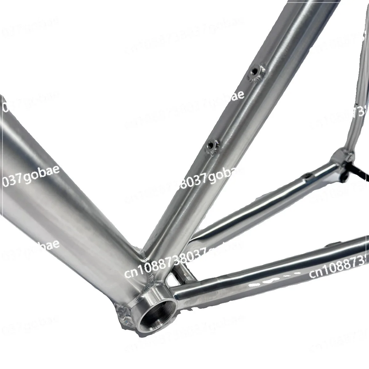 

Titanium Alloy, Integrated Road Frame, Paperback Disc Brake, Full Internal Wiring Bicycle Road Frame